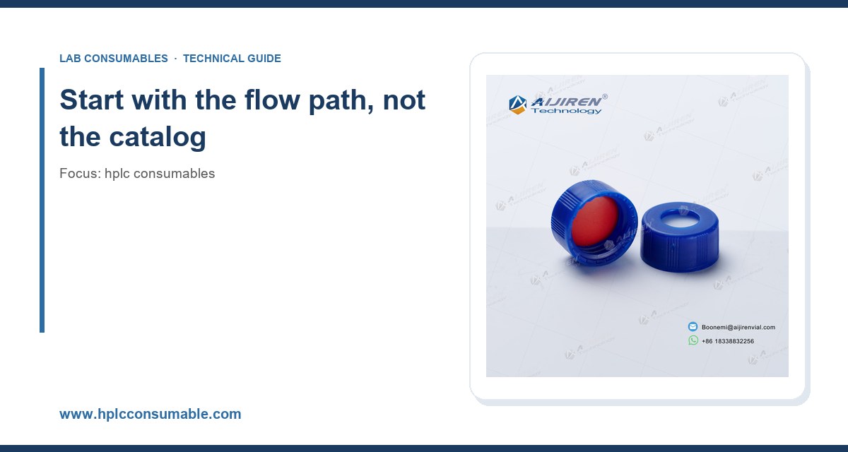 Start with the flow path, not the catalog